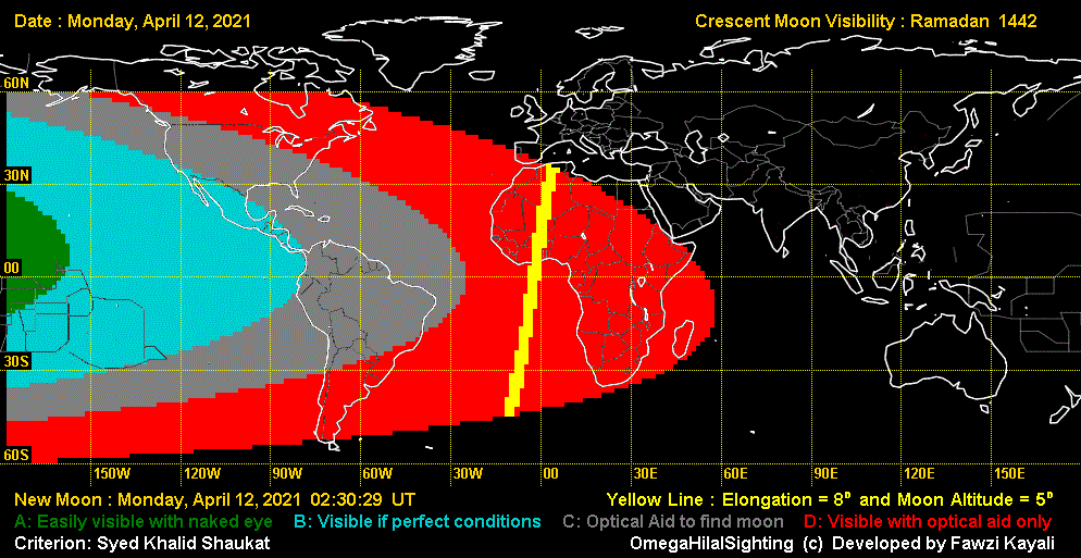 UK: Moonsighting for Ramadan