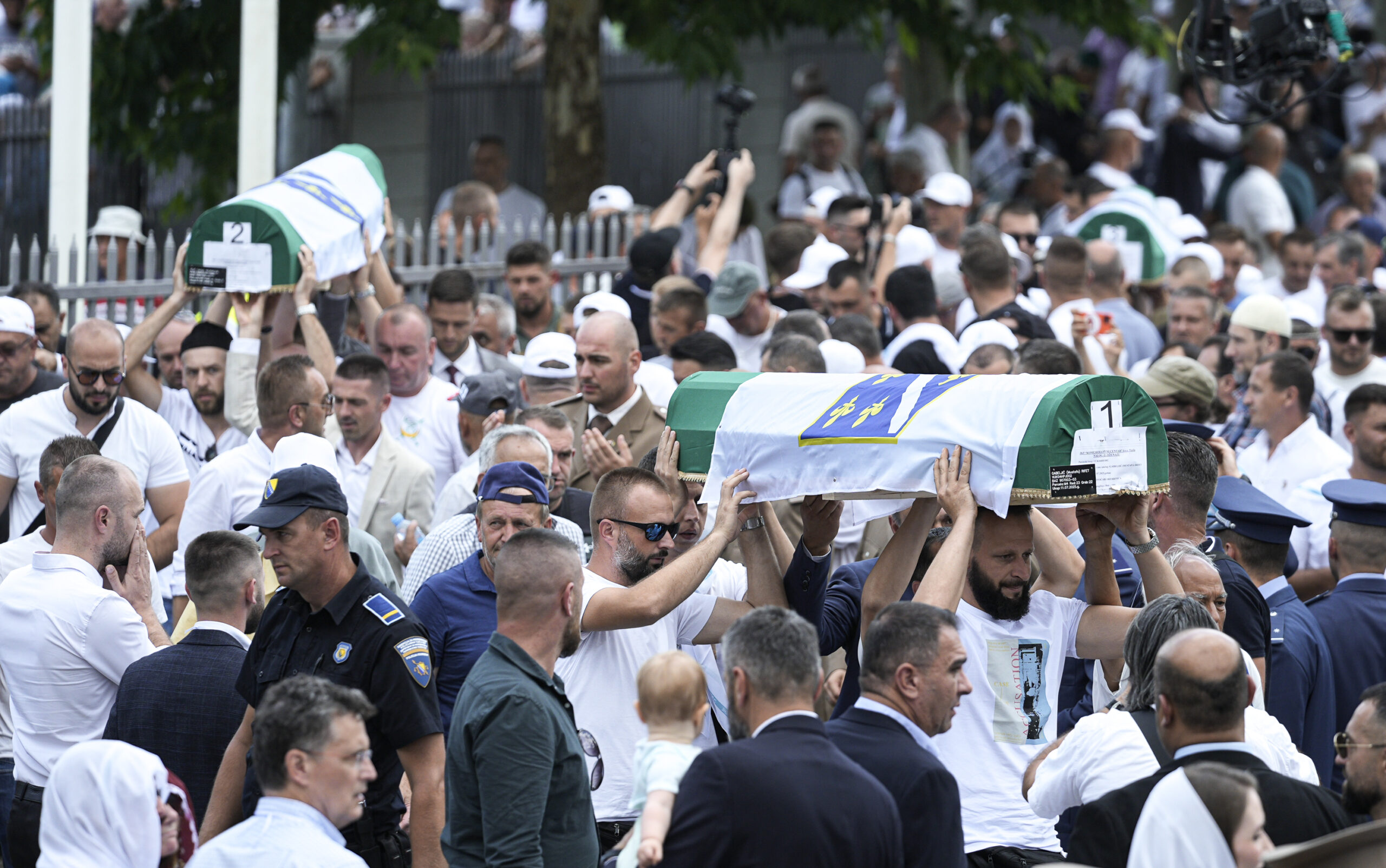 Thousands gather in Srebrenica to mark 30th anniversary of genocide