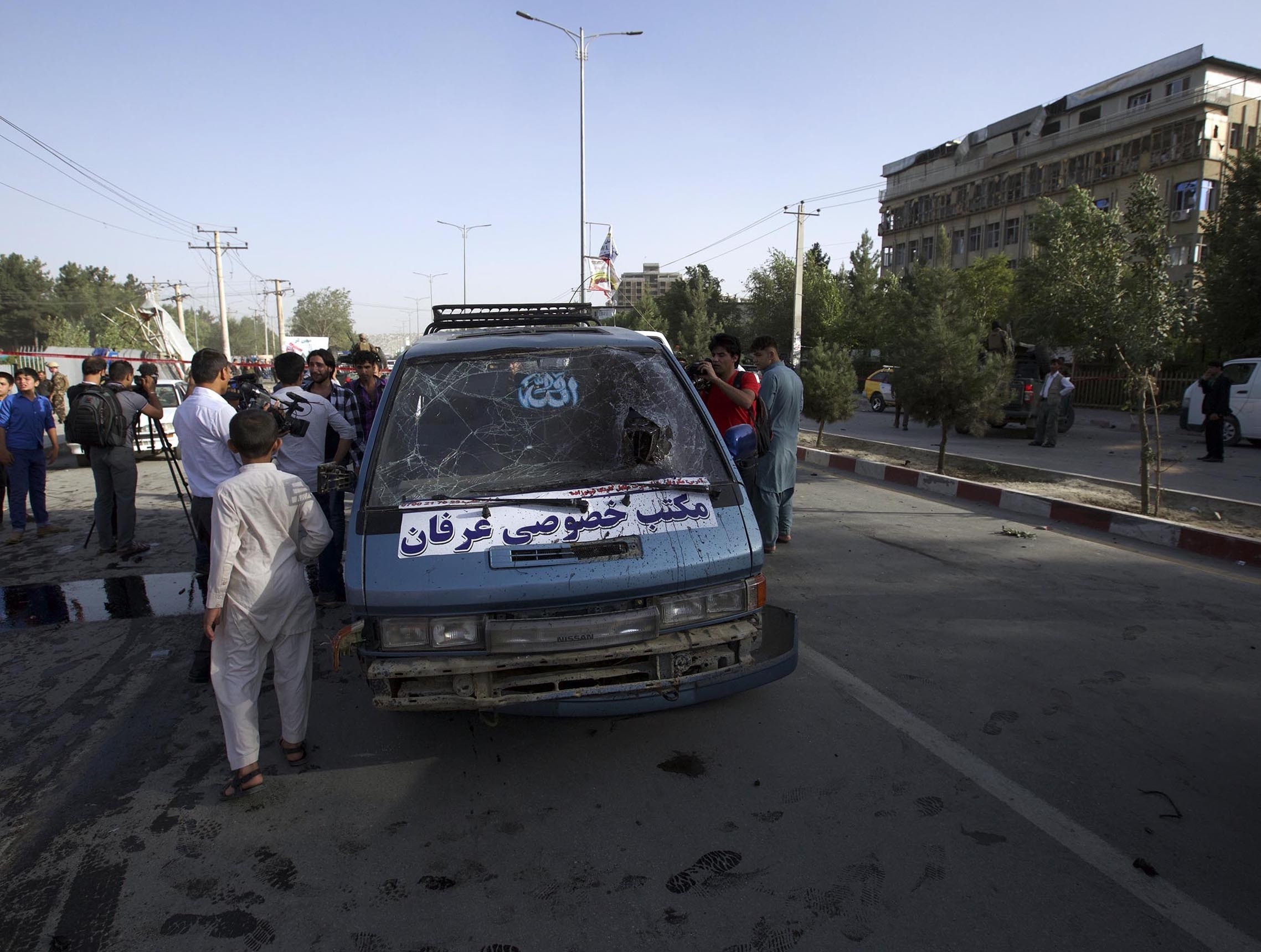 Afghanistan: Taliban deny responsibility in Kabul suicide bombing killing 12