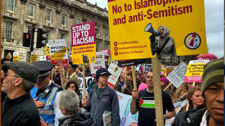 Anti-Muslim hatred threatens UK stability, says think tank report calling for national strategy