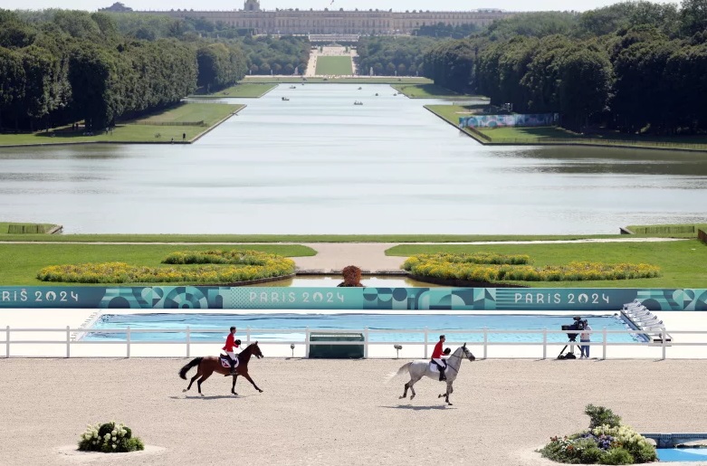 At Versailles, a grand Olympic venue dazzles spectators and competitors alike