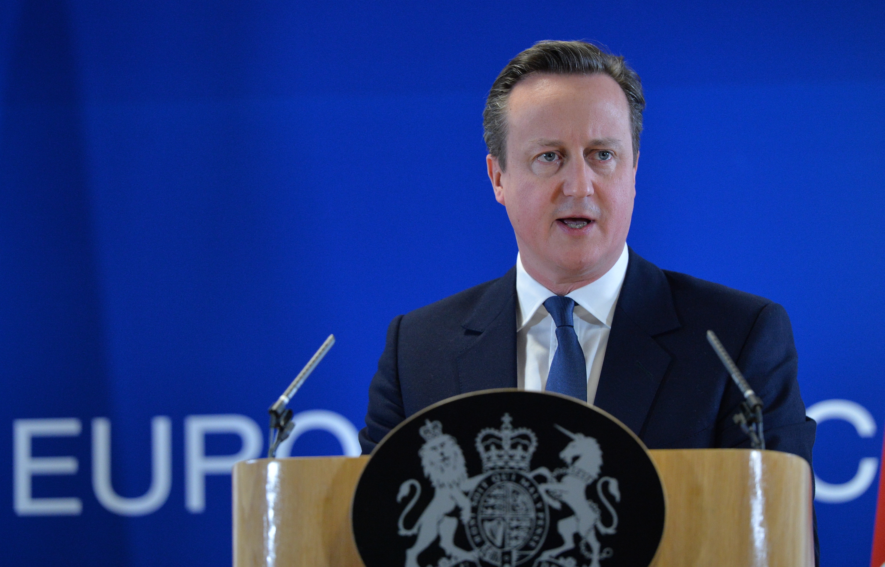 Belgium: Cameron backs progress towards EU-Turkey refugee deal