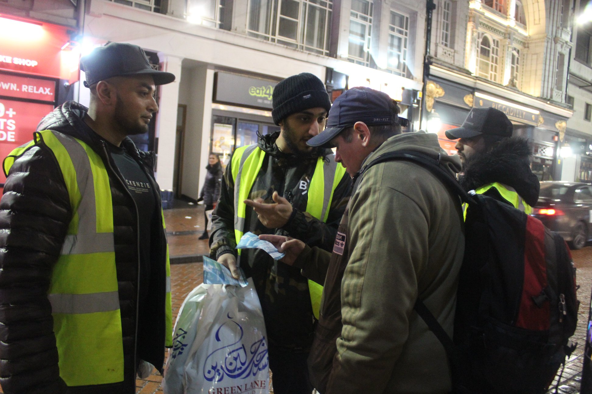 Birmingham mosque open its  door to the homeless