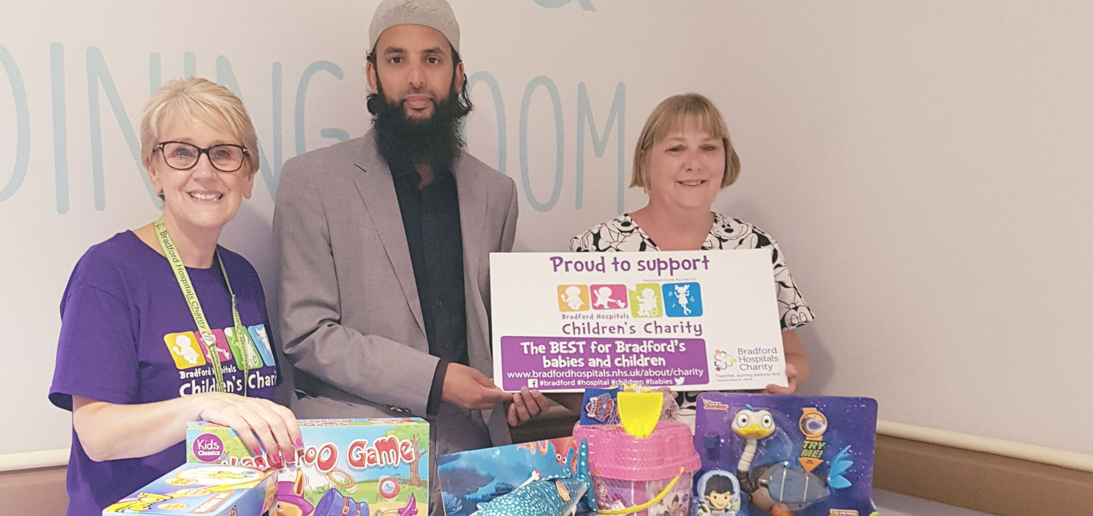 Bradford man distributes Eid gifts to hospitalised children