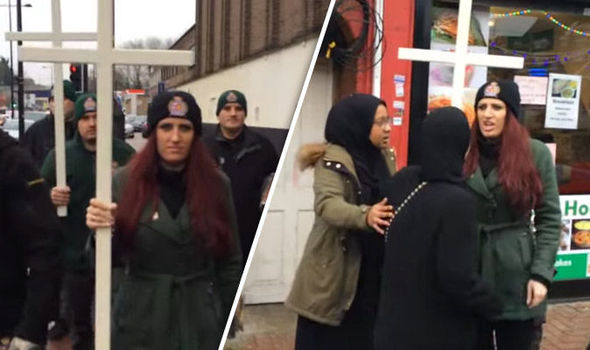 Britain First deputy fined for abusing Muslim mum in front of her children