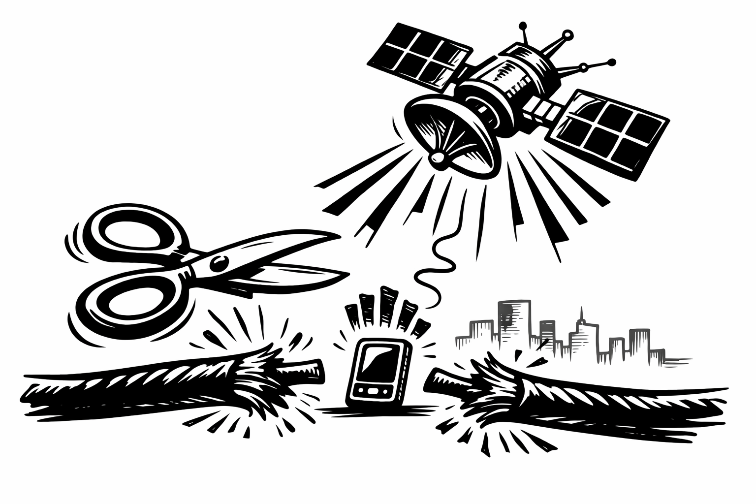 Comment—Satellites, media blackouts and humanitarian access: Why connectivity has become a battleground