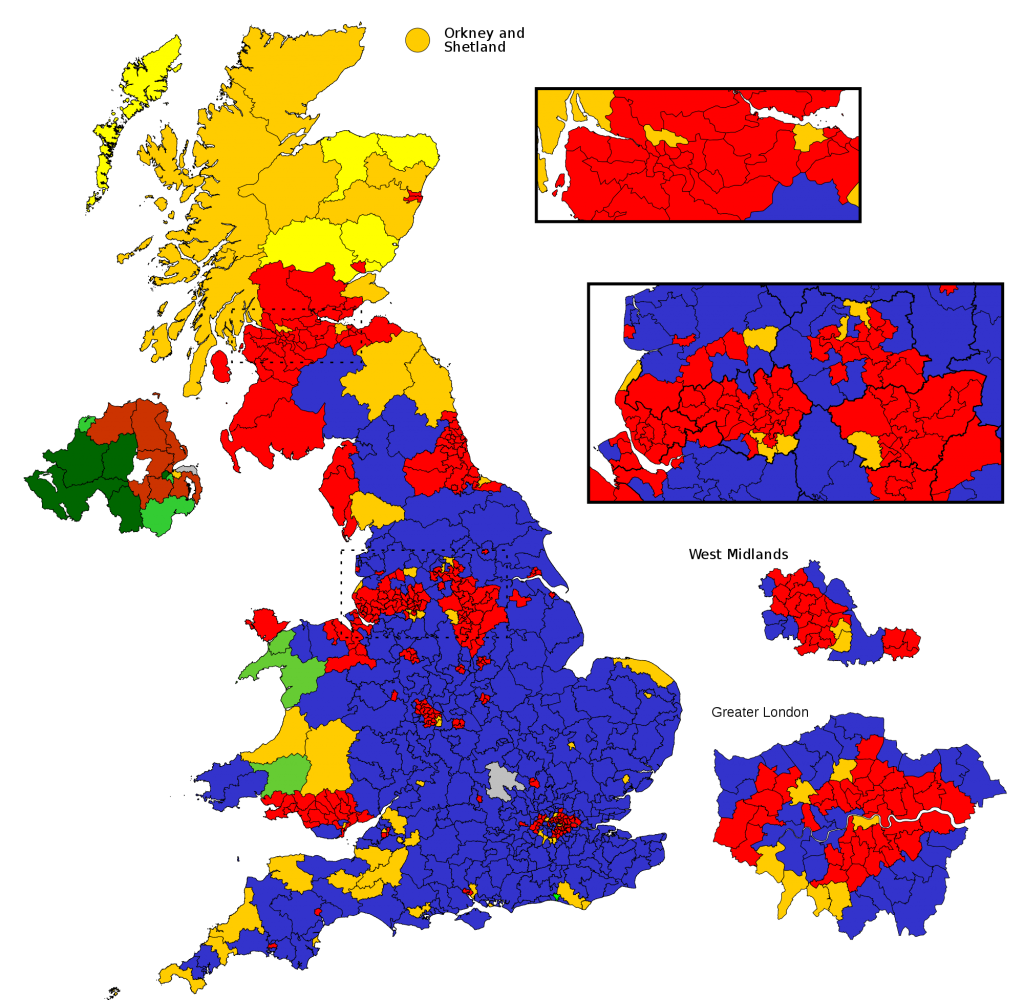 Constituency map