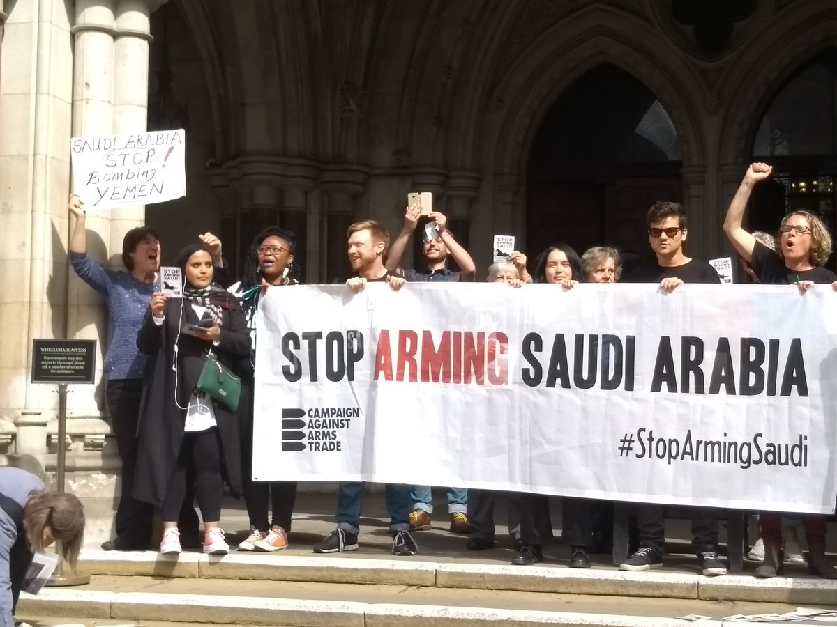 UK arms sales to Saudi Arabia ruled unlawful