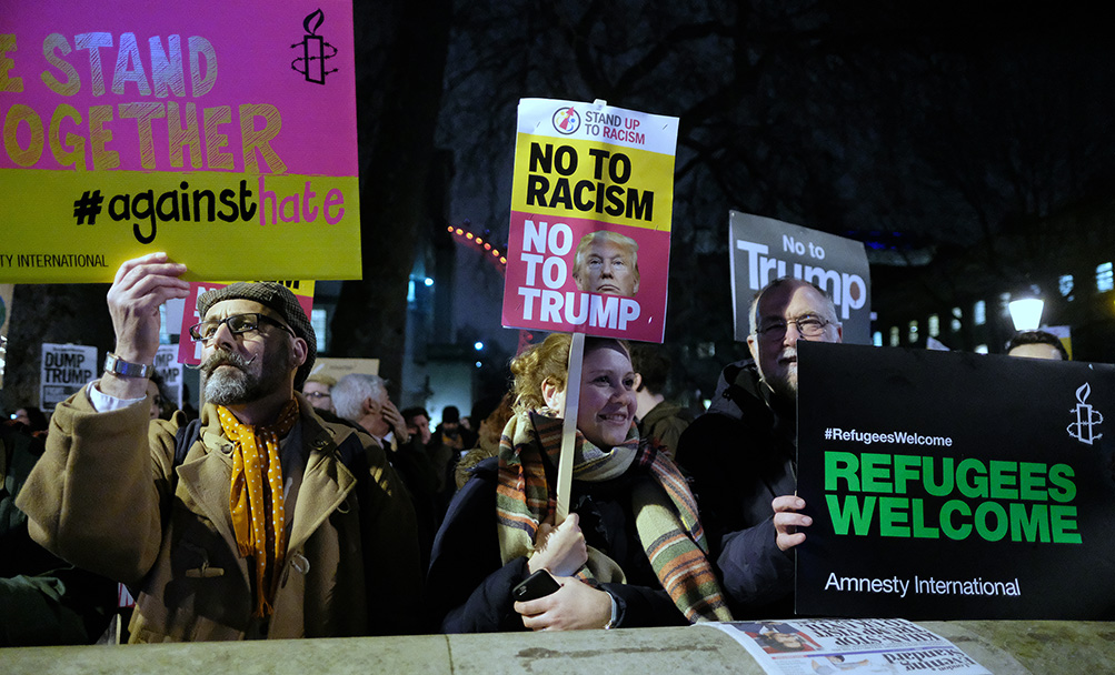Unadulterated racism from Trump