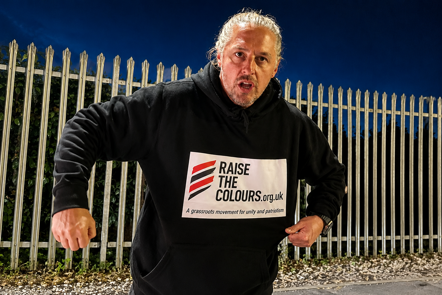 Flag movement co-founder charged with assault following far-right protests