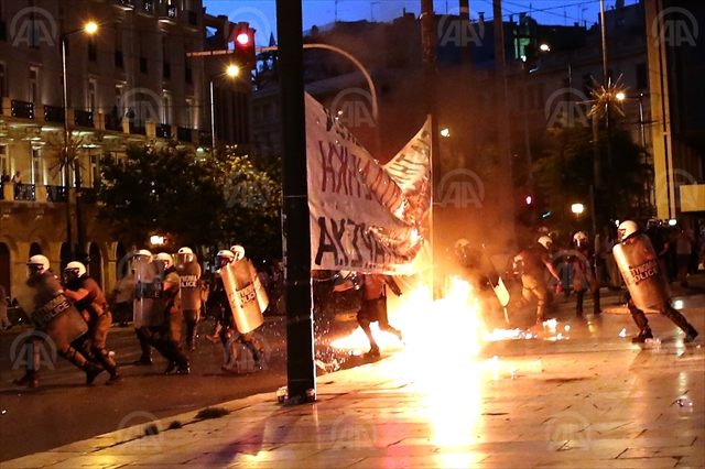 Greece passes austerity measures on night of anguish