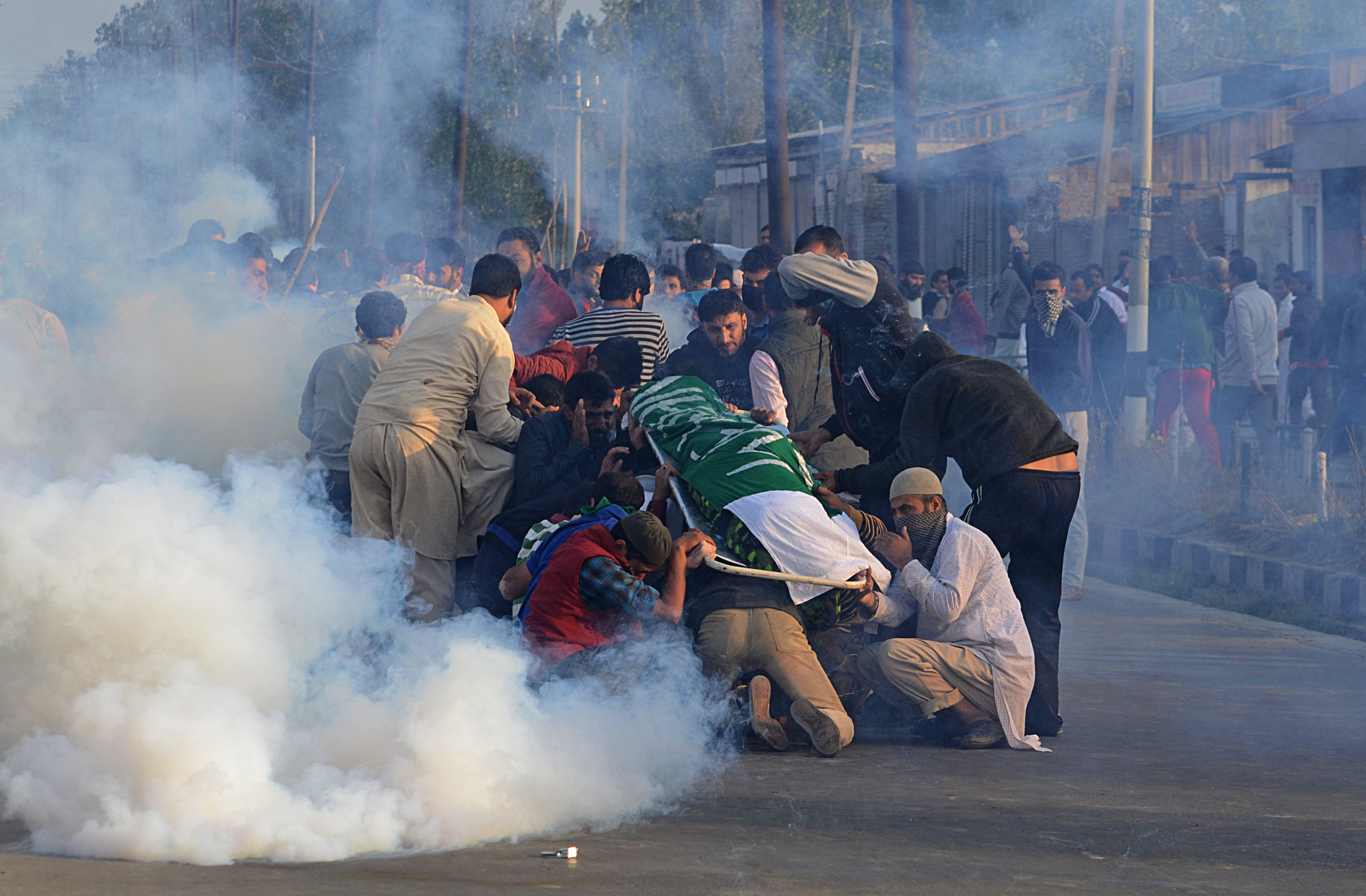 Jammu & Kashmir: Indian forces fire at crowds at Kashmiri boy’s funeral