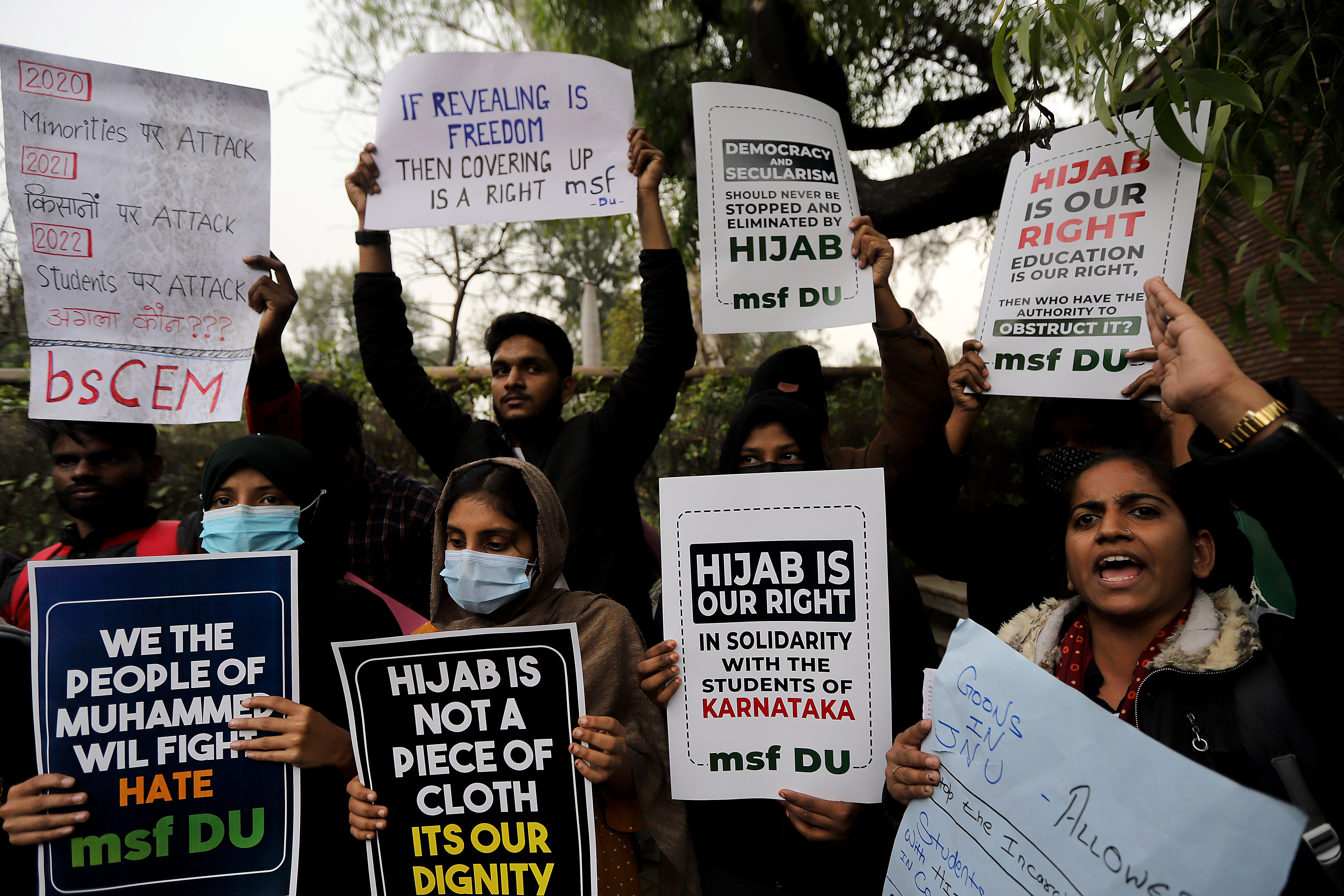 India: Hijab row escalates further with school closures