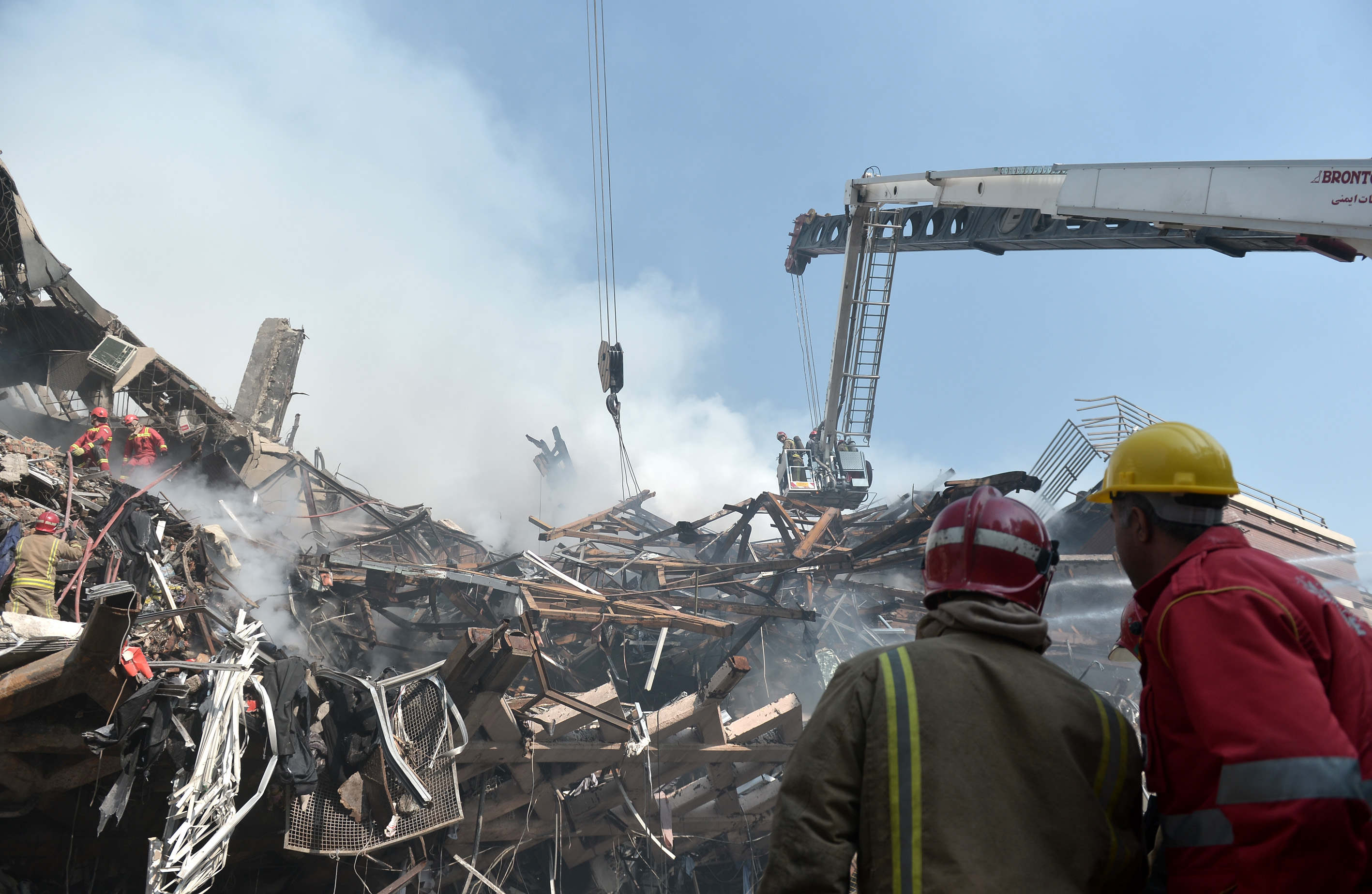 Iran: 4 bodies pulled from rubble of Tehran building collapse