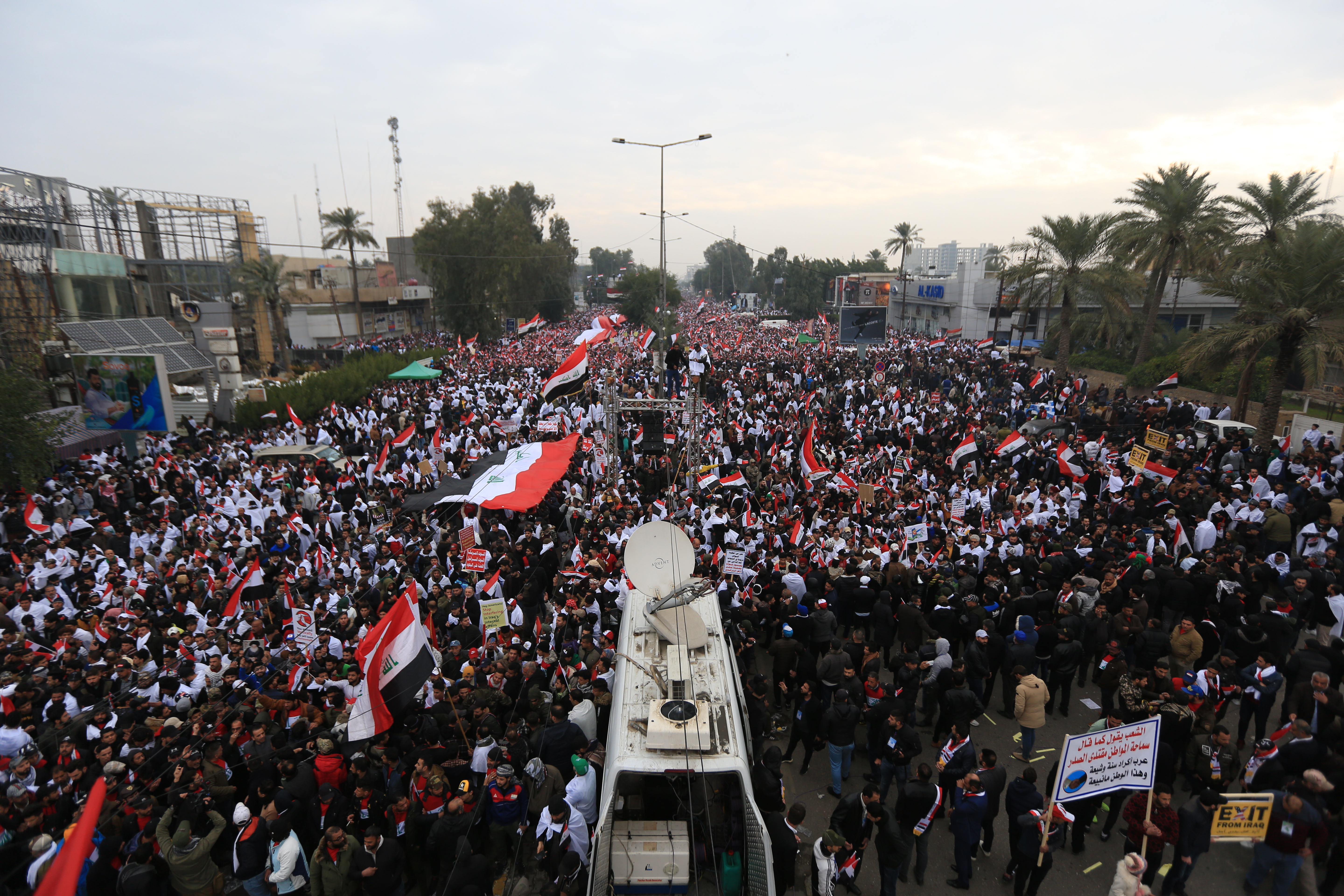 Iraq: 3 people injured in attack on US embassy in Baghdad