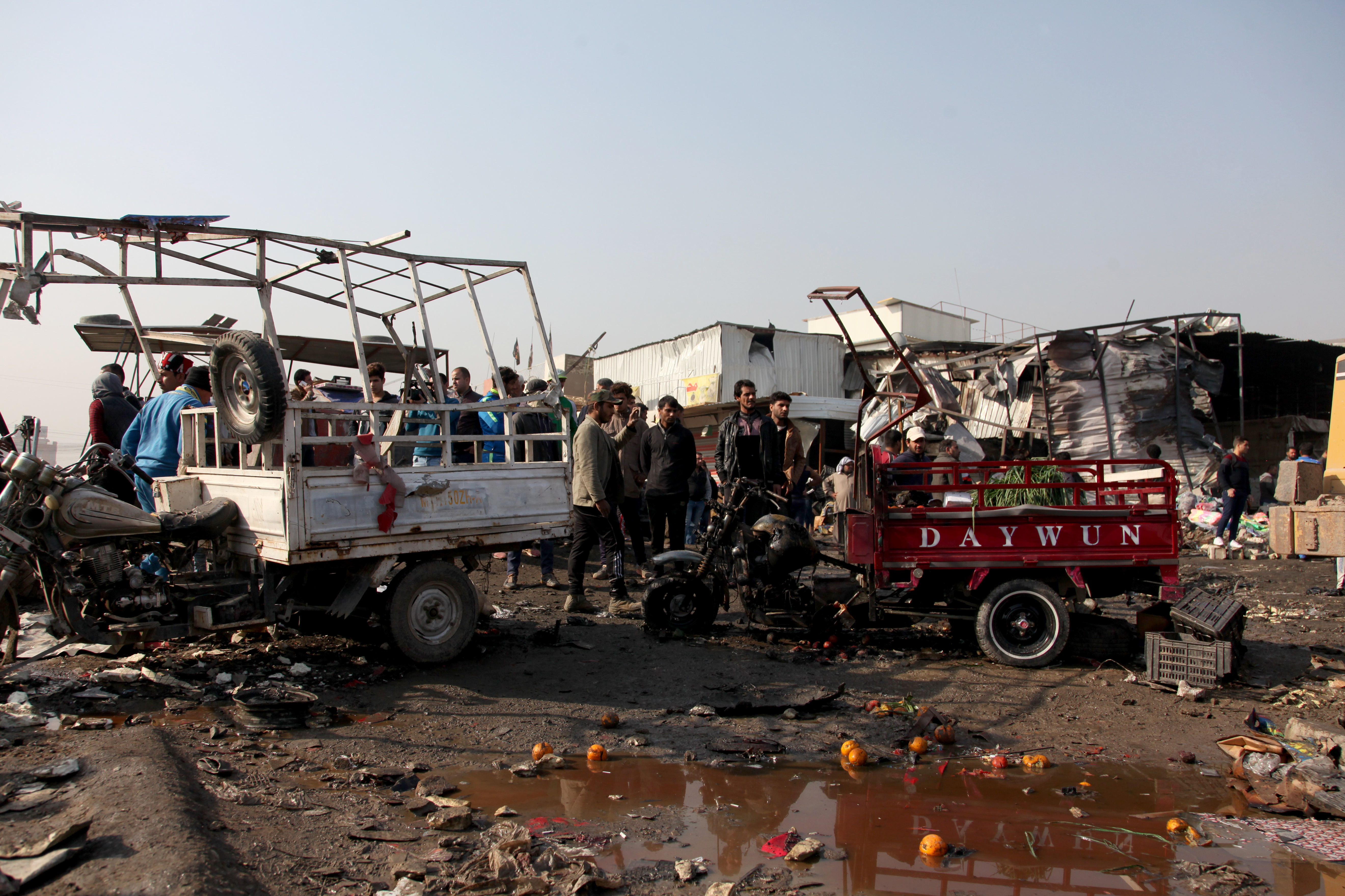Iraq: Suicide bombing in eastern Baghdad market kills 6