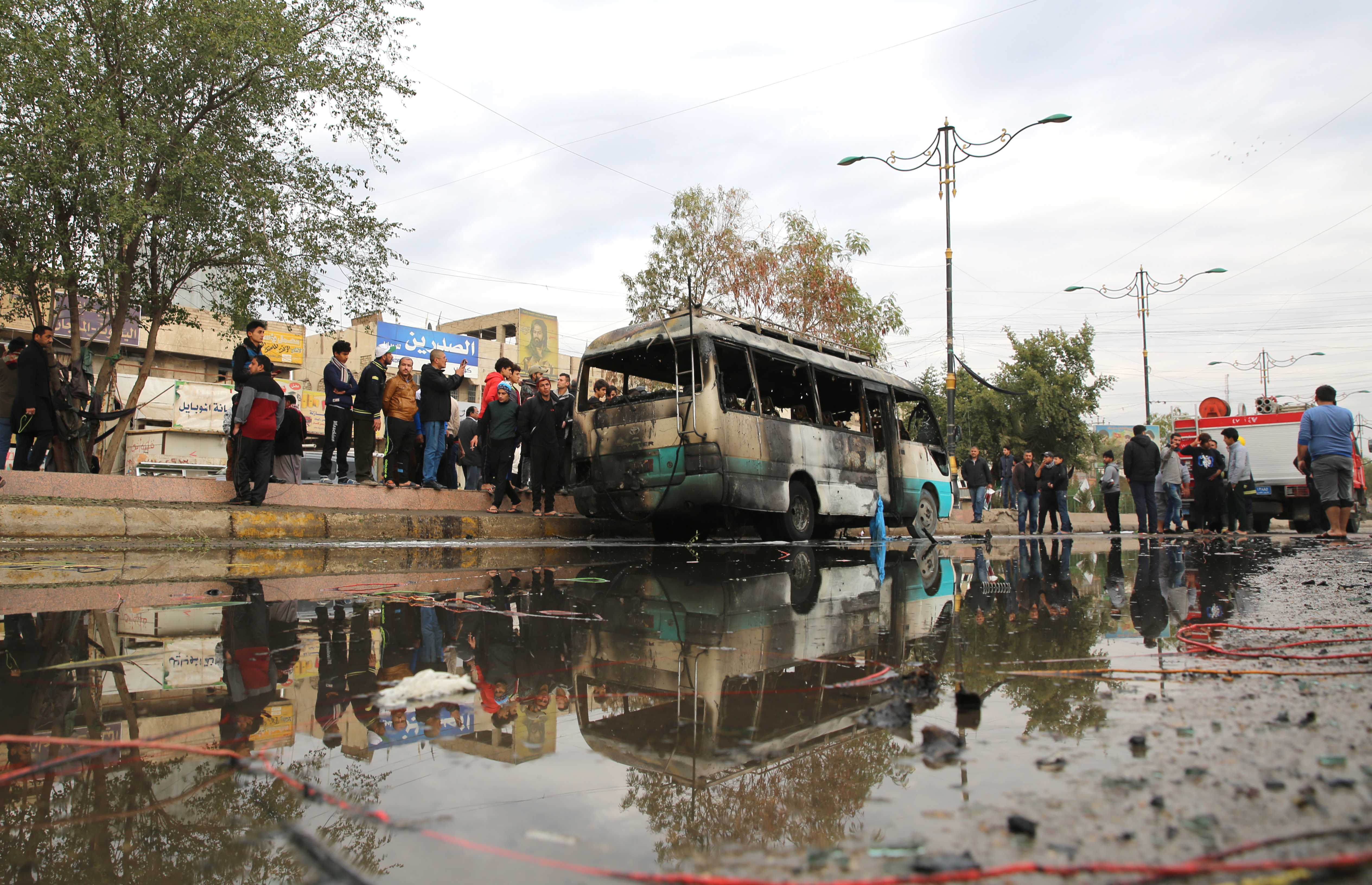 Iraq: 4 police killed in suicide bombing in Samarra