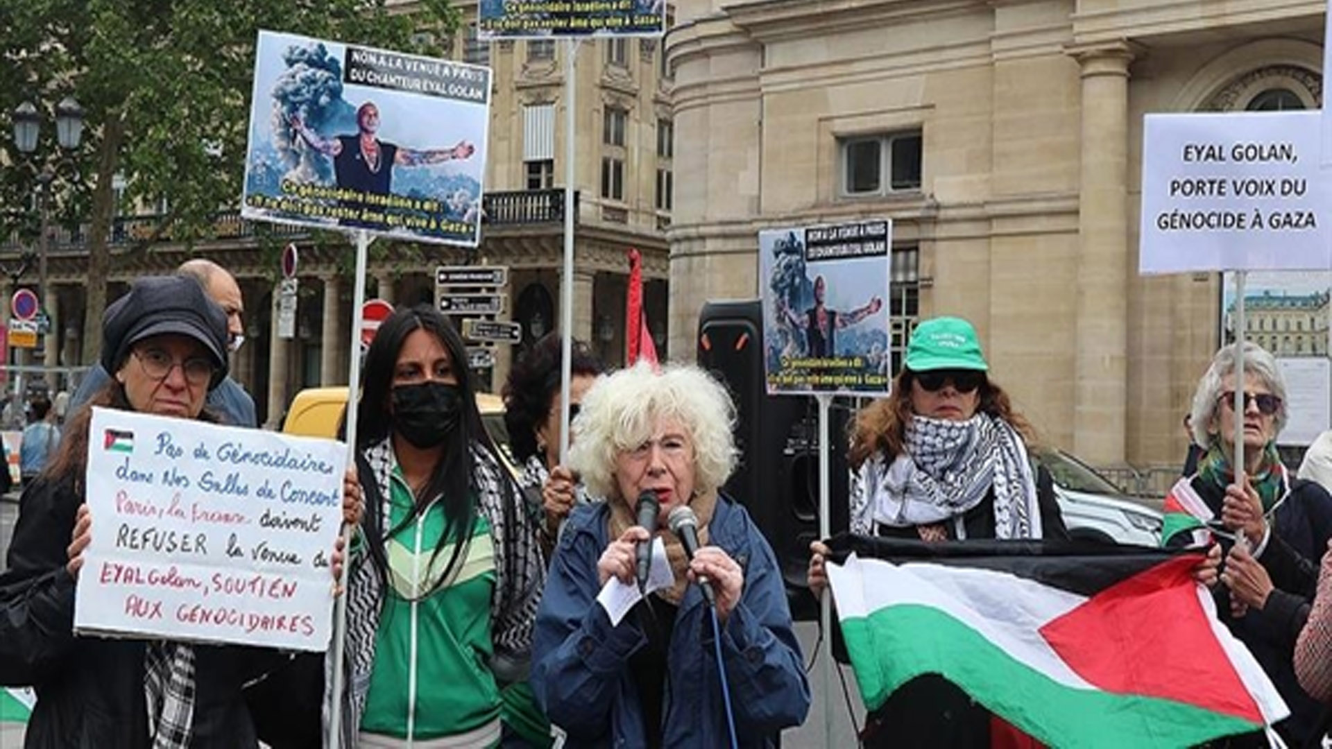Israeli singer performs in Paris despite backlash over calls for Gaza extermination