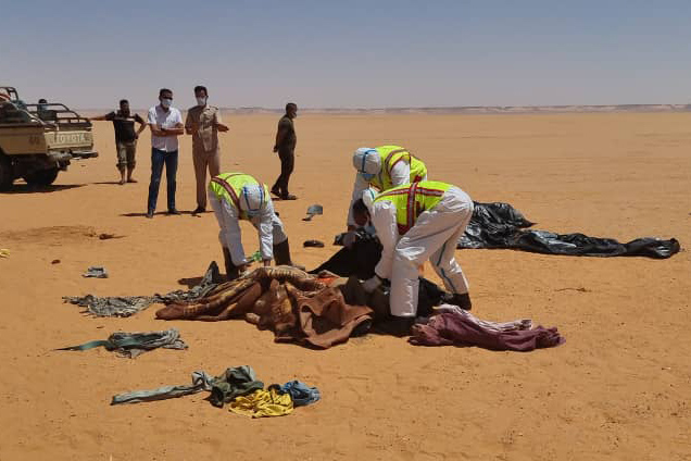 Libya: 20 migrants found dead in the desert