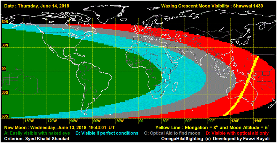 New Crescent Moon of Shawwal [Eid]