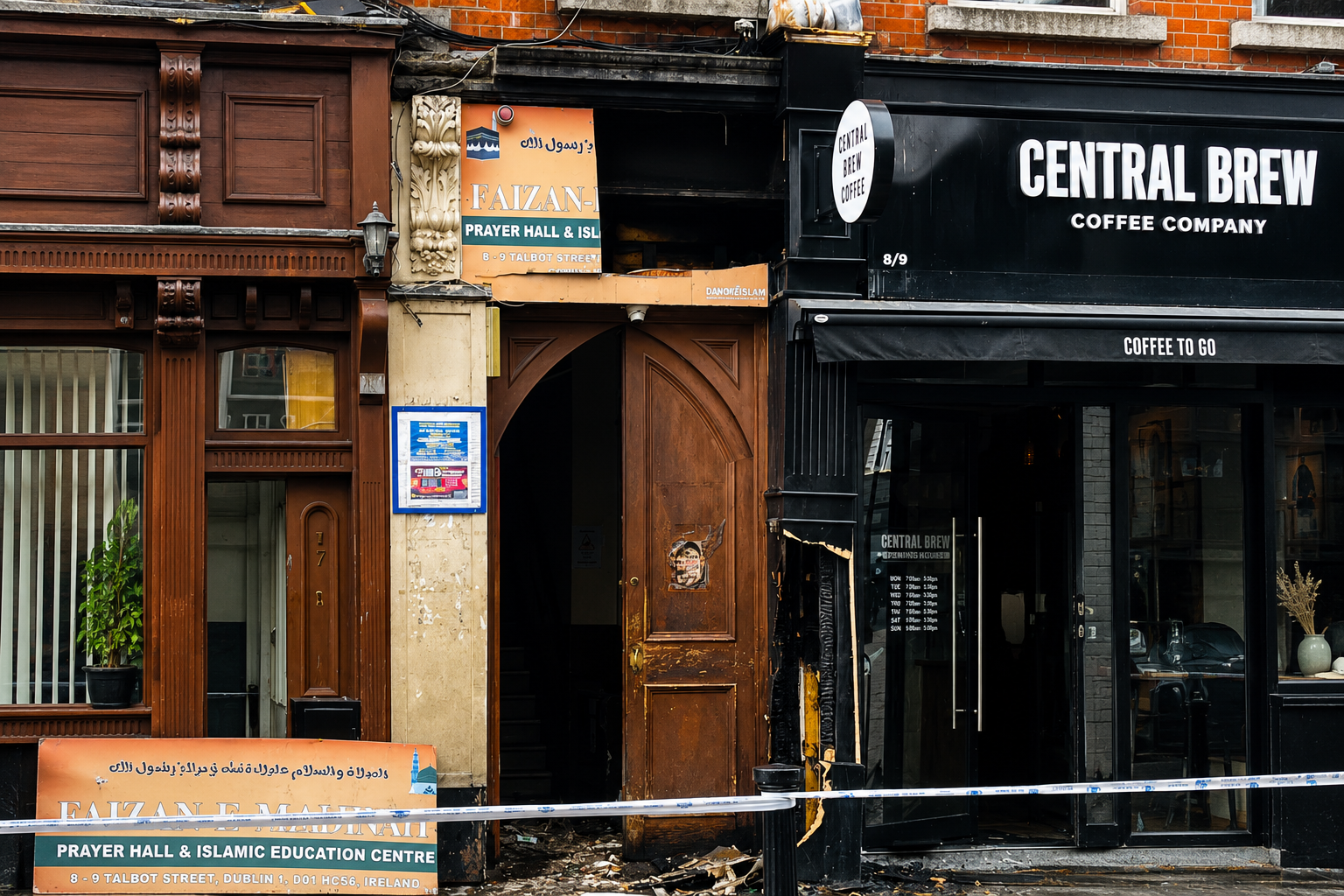 Man arrested after petrol bomb attack on a Dublin mosque following weeks of intimidation