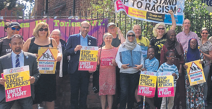 Manchester vigil against anti-Muslim attacks
