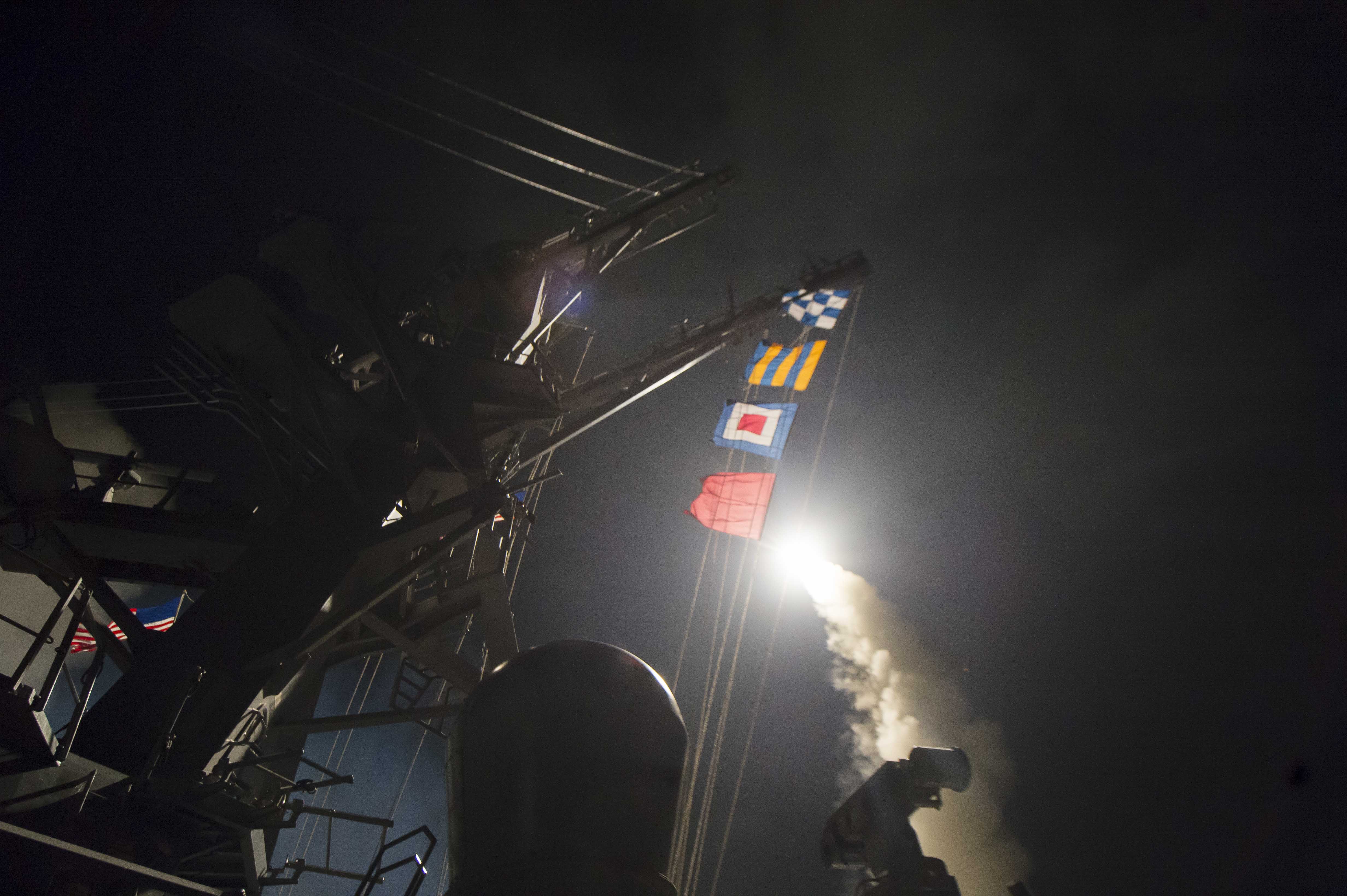 Syria: US strikes airbase in Syria after suspected chemical attack