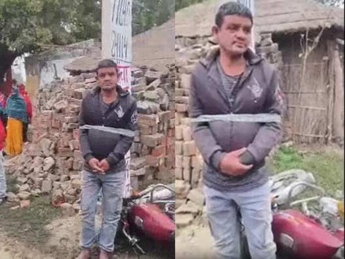 Beaten in public, tied to a pole – and then taken into custody: Muslim man assaulted by Hindu vigilantes in Bihar