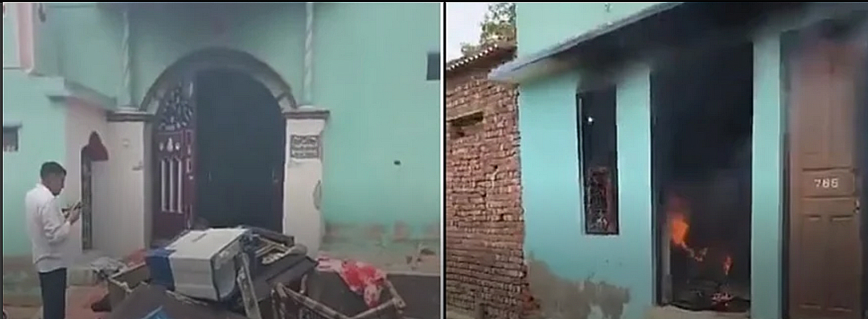 Muslim homes set ablaze in northern India following alleged interfaith relationship