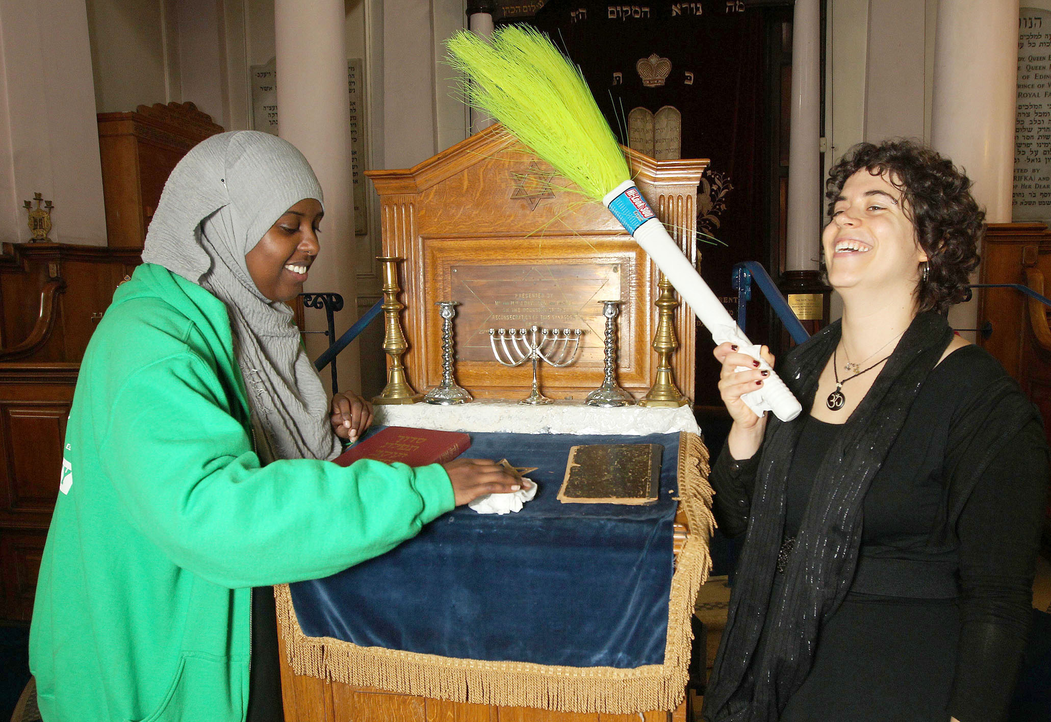 Abraham faiths clean houses of worship in interfaith enterprise