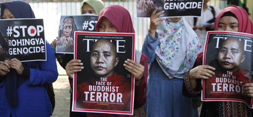 Myanmar honours anti-Muslim monk
