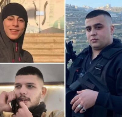 Palestine: 3 Palestinians assassinated by Israeli forces in Nablus, West Bank