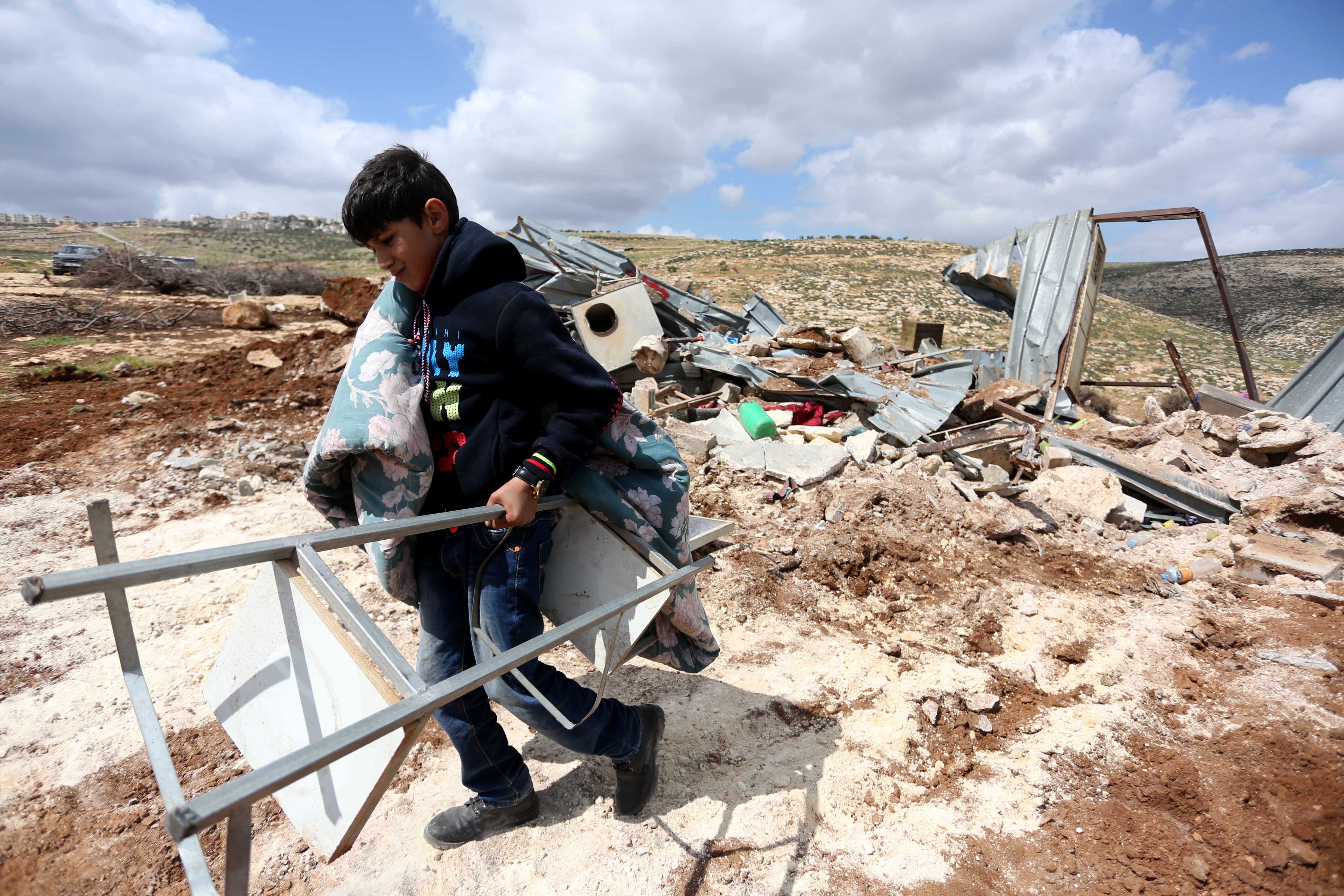 Palestine: Israel razes two classes in Bedouin school in Jerusalem