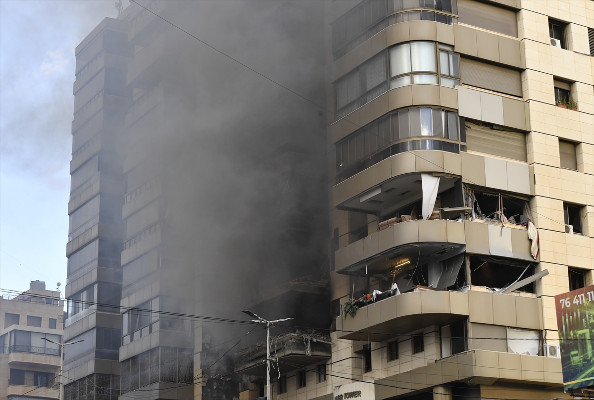 Israeli airstrike rocks Beirut suburb near hospital