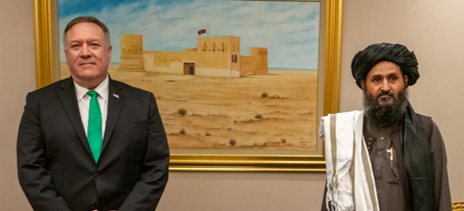 Taliban delegation visits Iran for Afghan peace talks