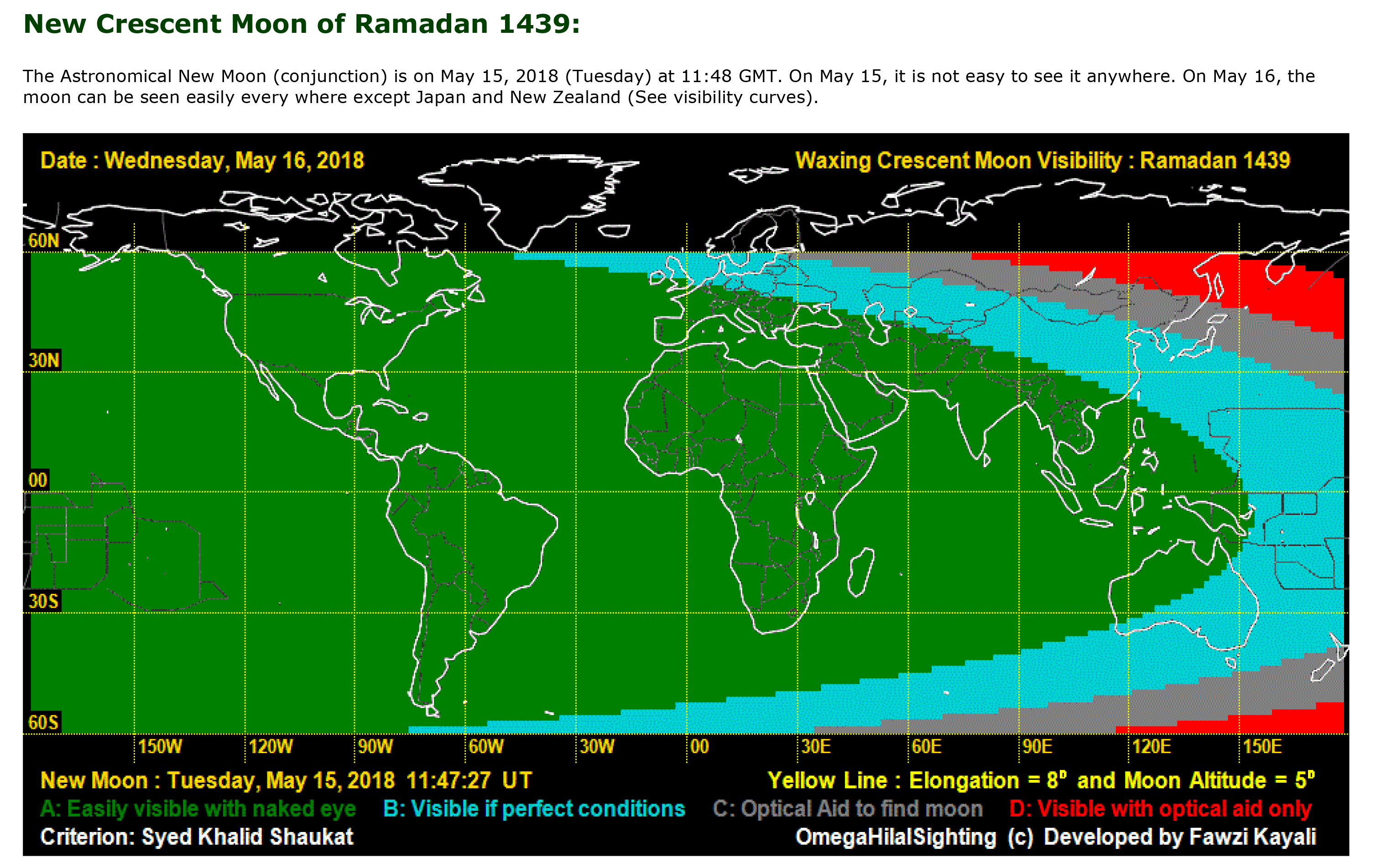 UK: Moon sighting for Ramadan