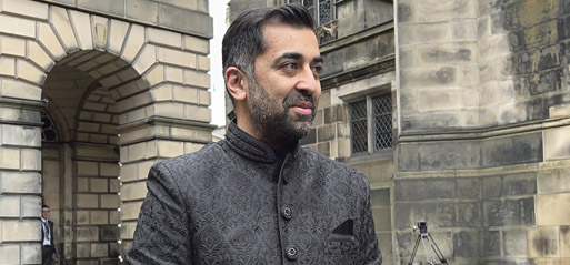 First Muslim to ever win SNP leadership and First Minister of Scotland elections