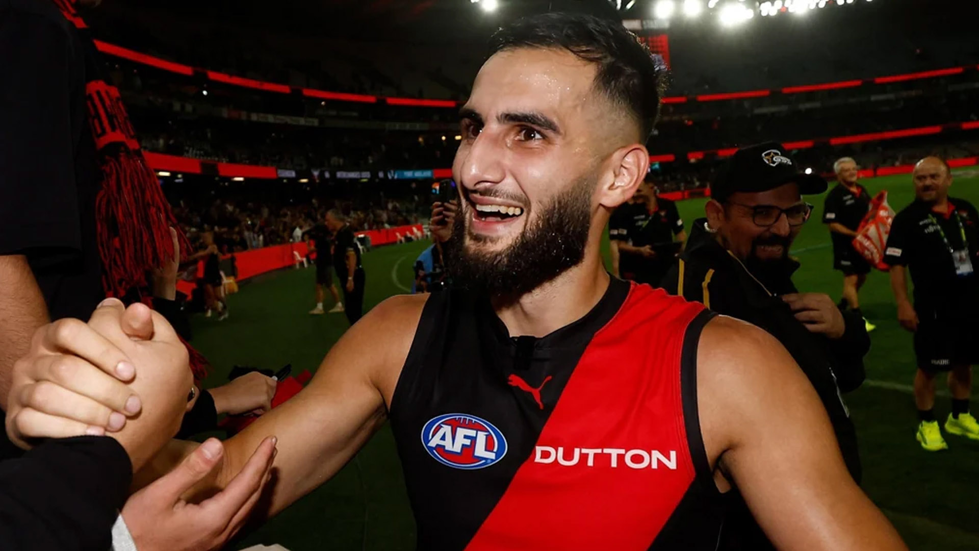 Essendon’s Saad El-Hawli targeted with online Islamophobic abuse after AFL debut