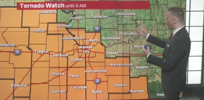 Tornado watch issued throughout Kansas City metro - Vimarsana News