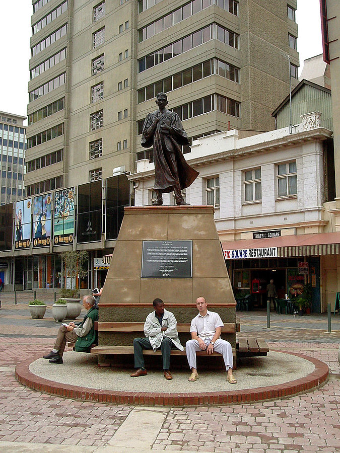 South Africa Mahatma Gandhi statue in Johannesburg by András Osvát