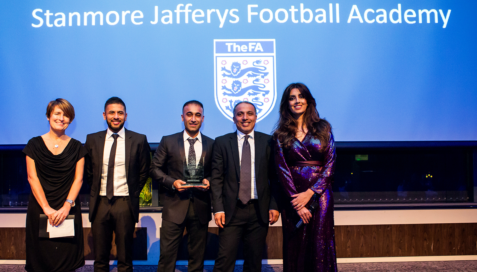 Stanmore Jafferys Football Academy wins FA supported award