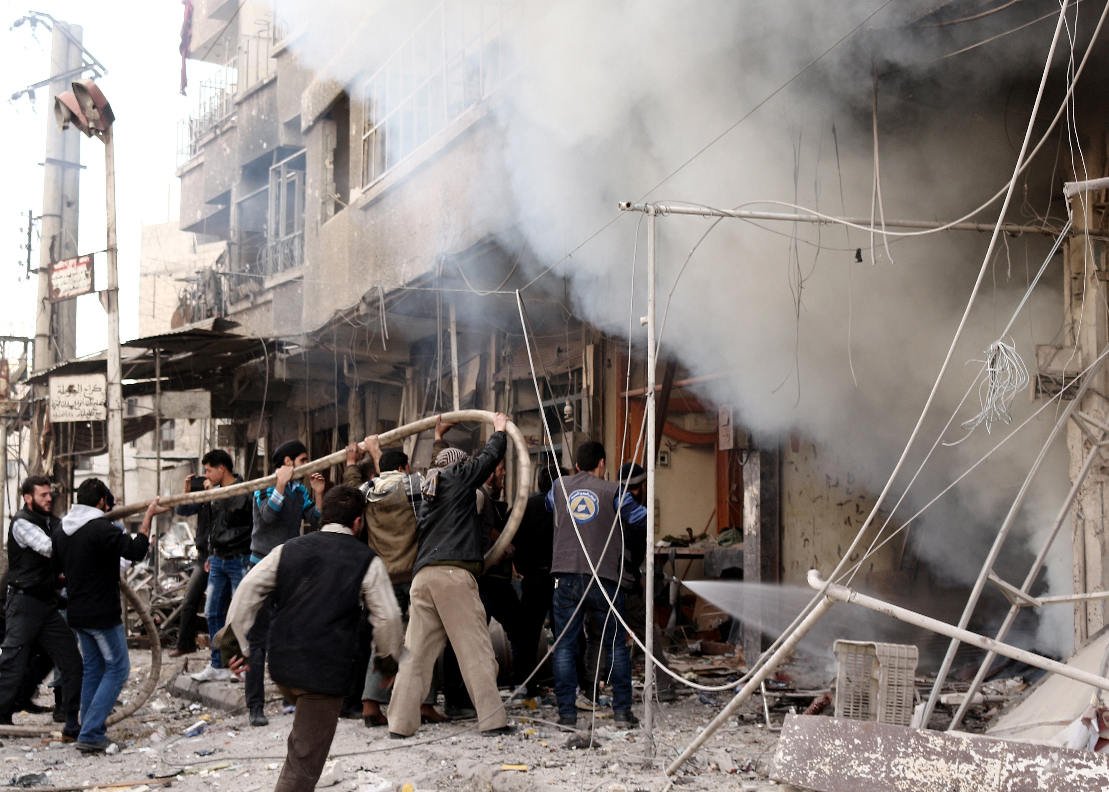 Syria airstrikes kill 53 people in E Ghouta