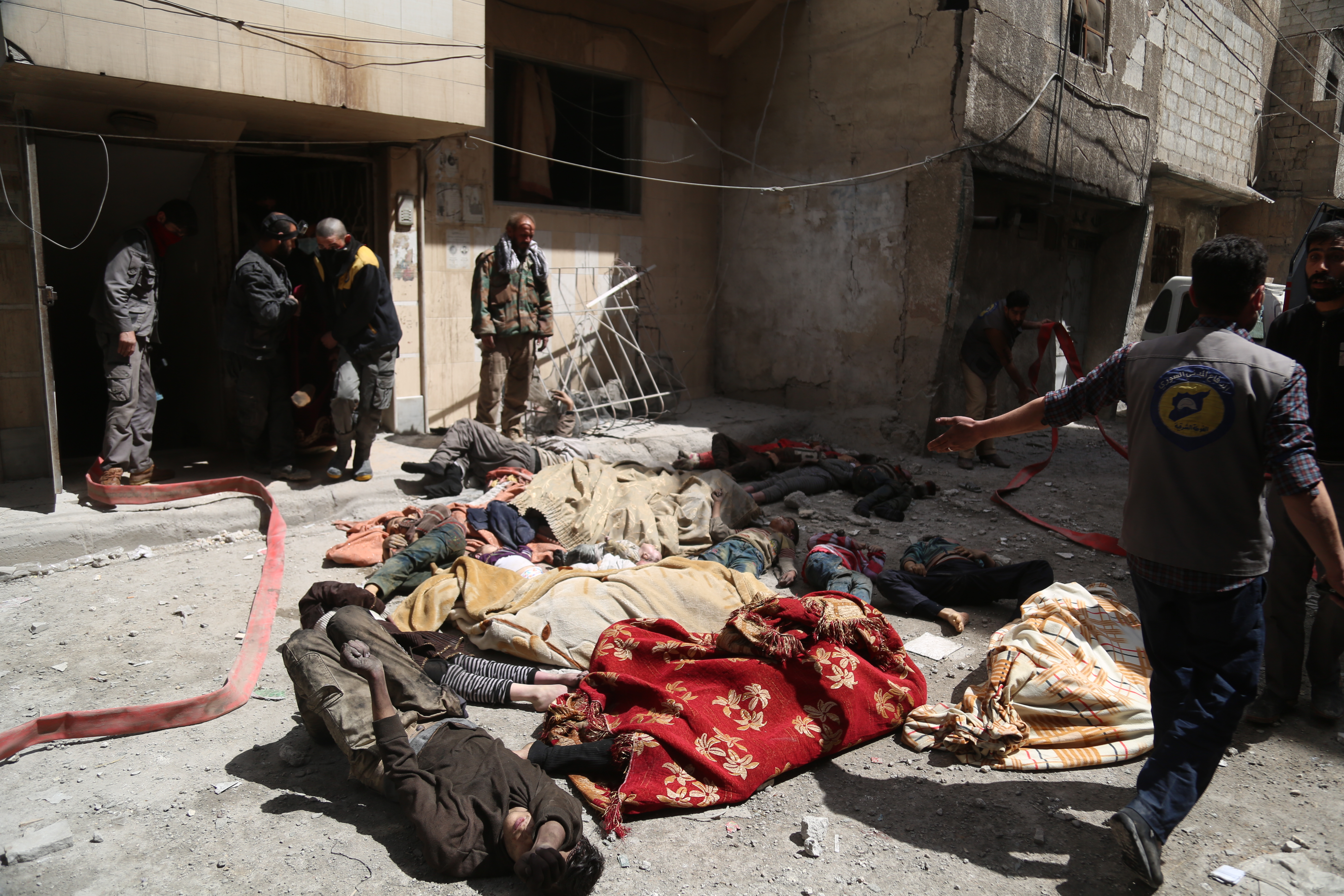 US: US will respond to suspected chemical attack in Douma