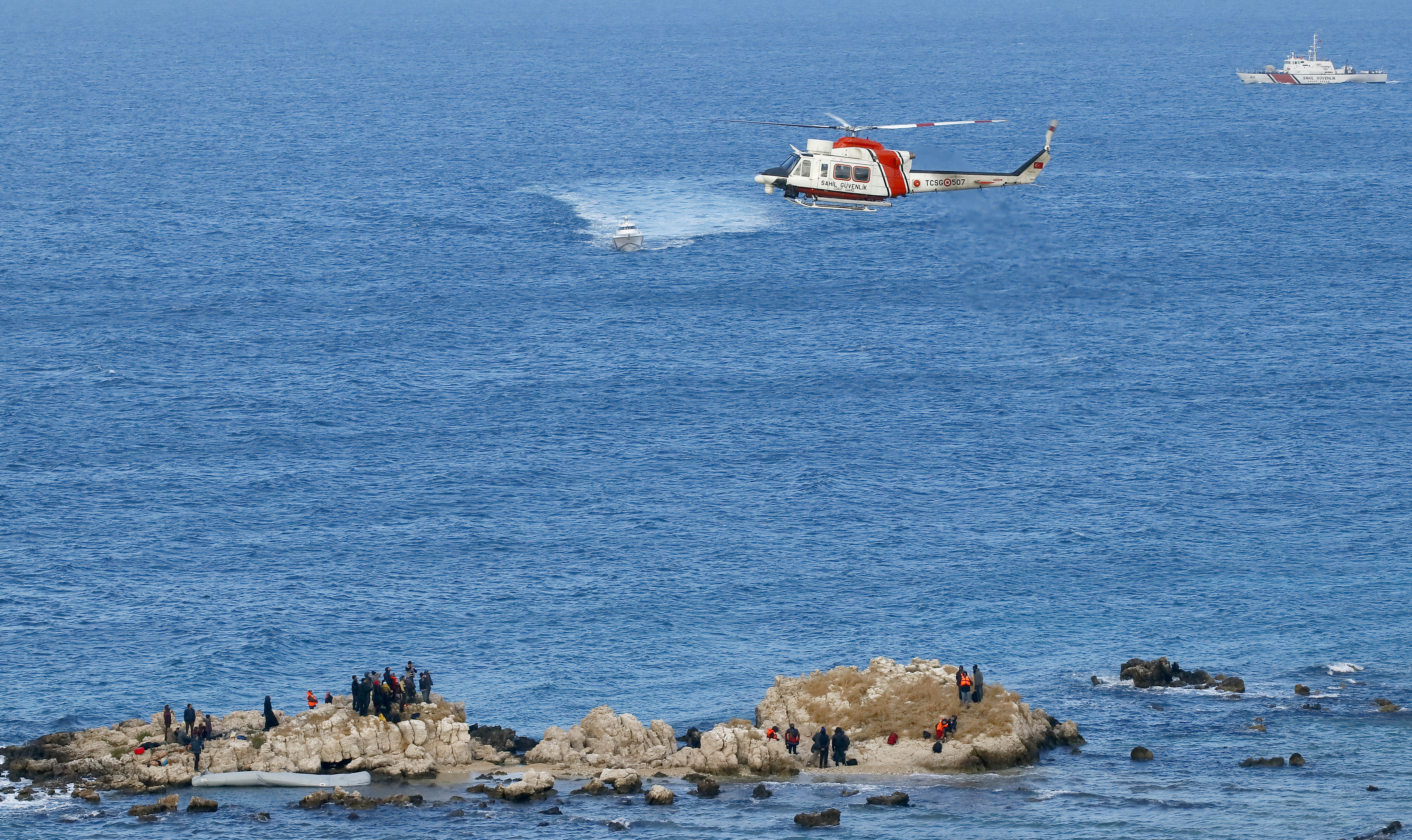 Turkey rescues 97 asylum seekers in Aegean Sea
