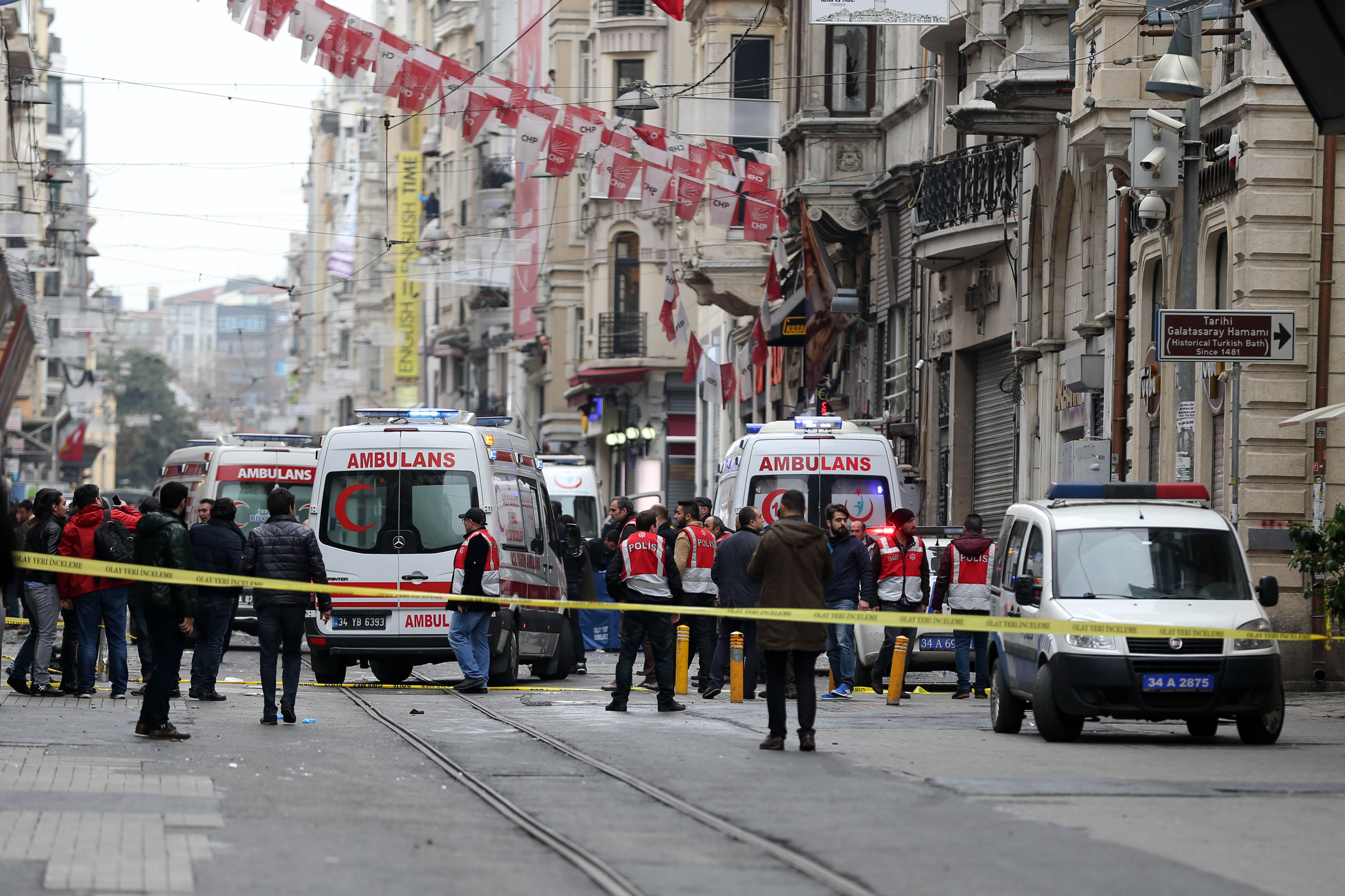 Turkey: Suicide bomber kills 4 in Istanbul terror attack