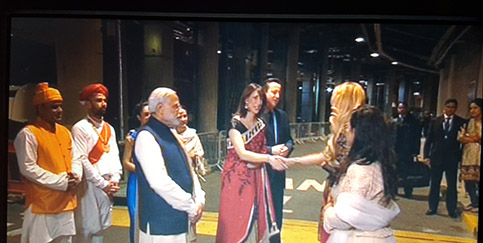 Modi welcomed by Cameron but in whose name?