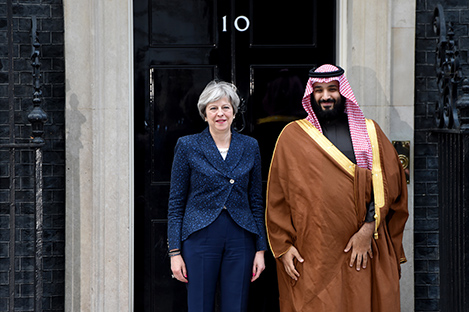 May becoming increasingly intimate with the Saudis