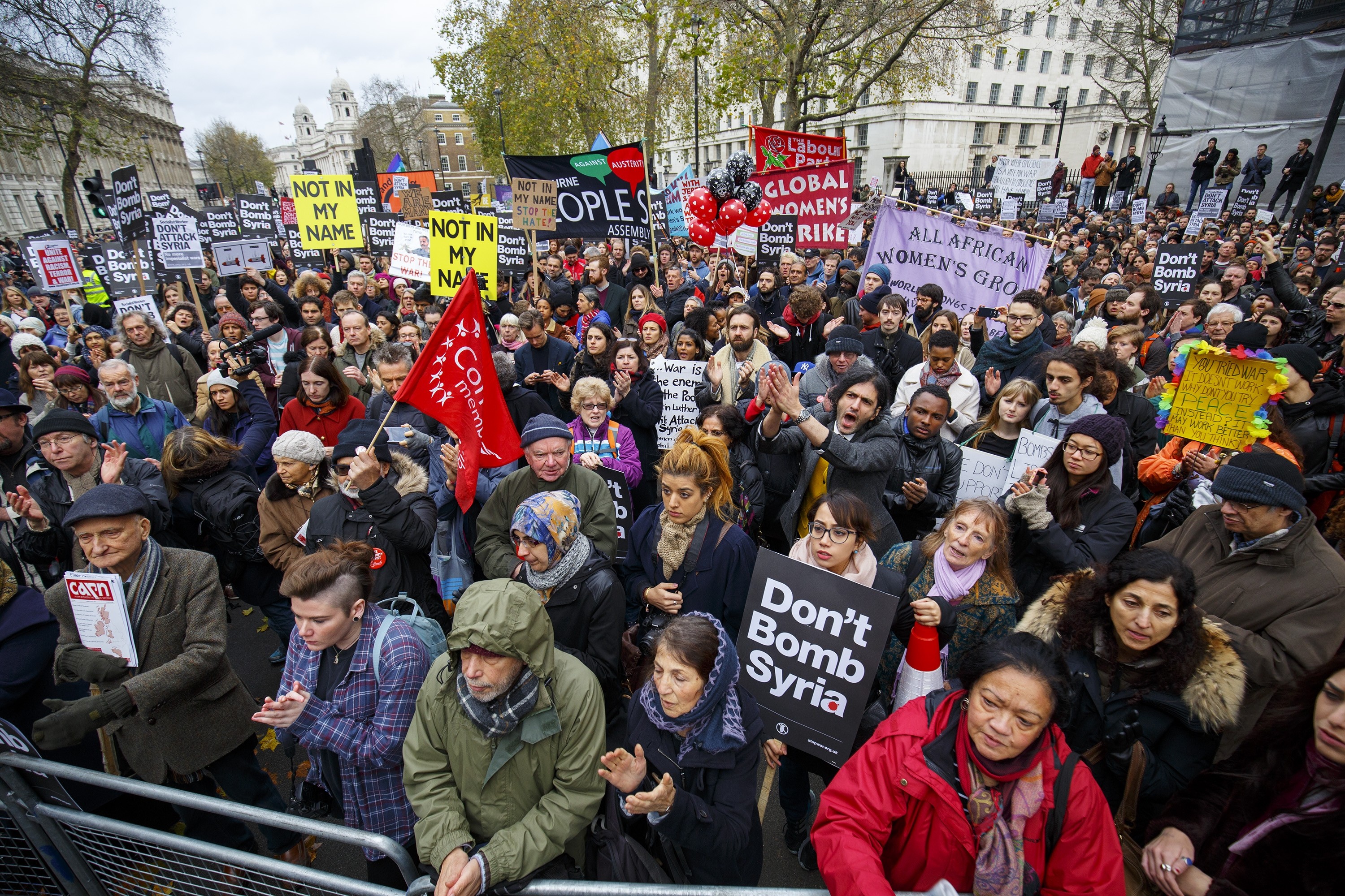 UK Opposition Leader sets out Syria anti-airstrike argument