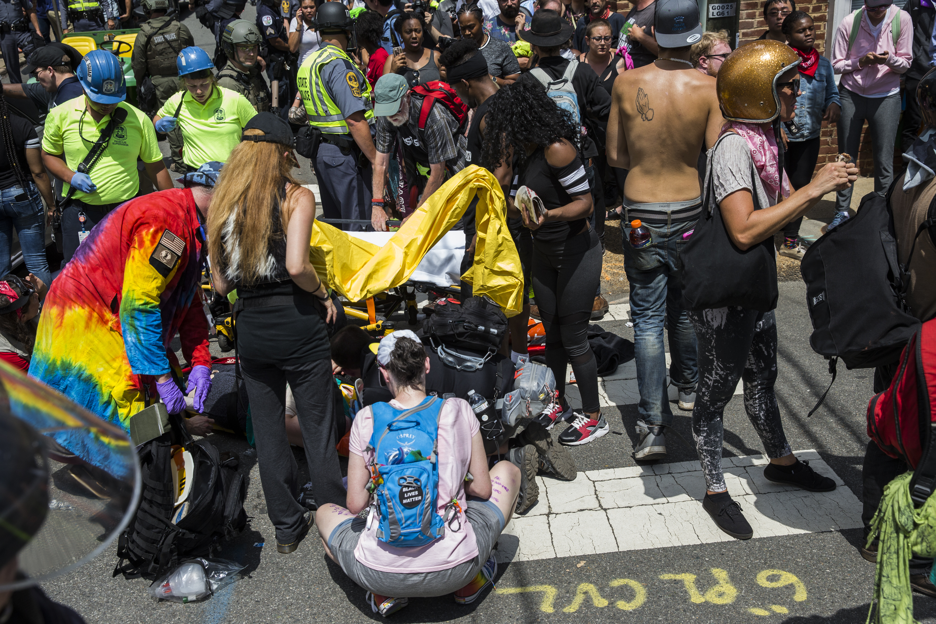 US: Suspect who drove car into crowd charged with murder at hate march
