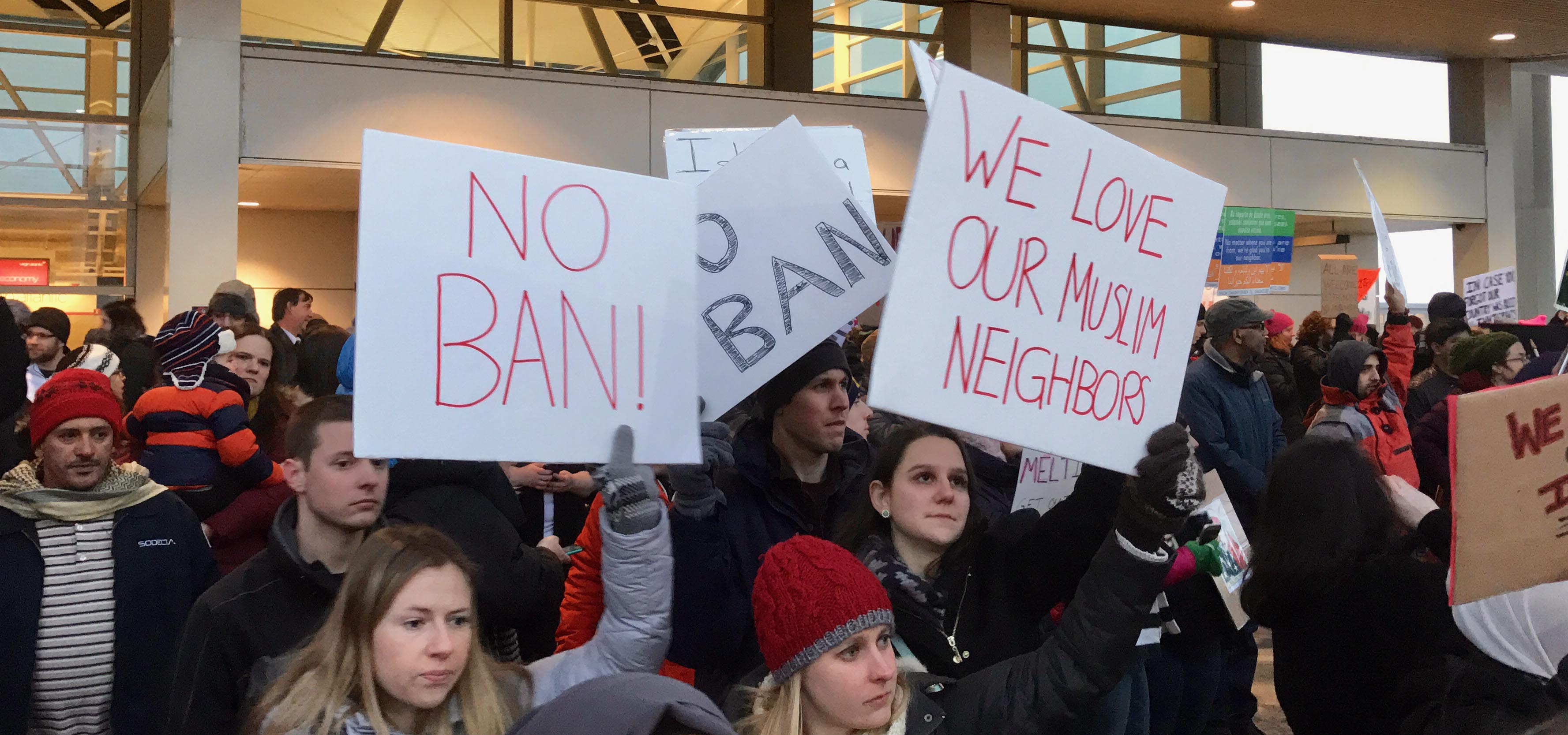 Family separated by Muslim ban reunited as others begin legal action